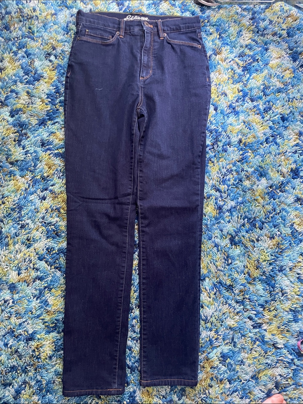 Eddie Bauer fleece-lined jeans, 6, VGUC